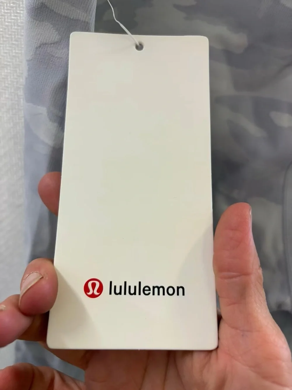 lululemon athletica Gray Camo Bike Shorts